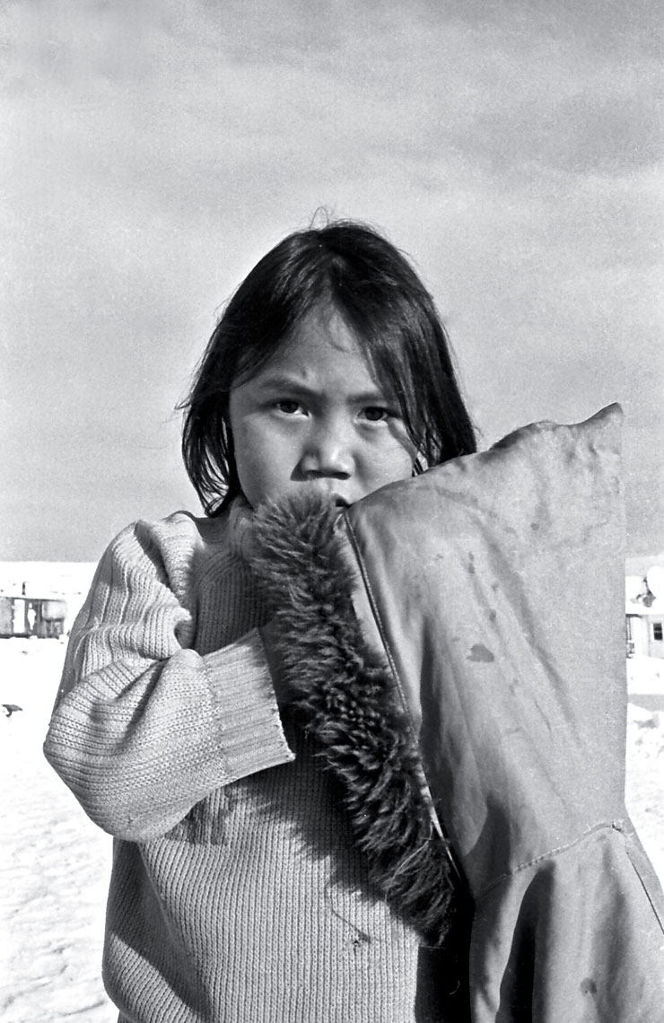 15-Young-girl-during-school-recess,-Cape-Dorset,-Canadian-Arctic-